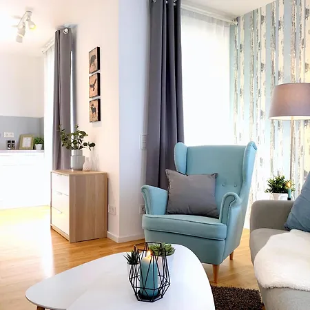 Apartment Moderne Mit Bodentiefer Dusche, Waschmaschine Und Kueche - 